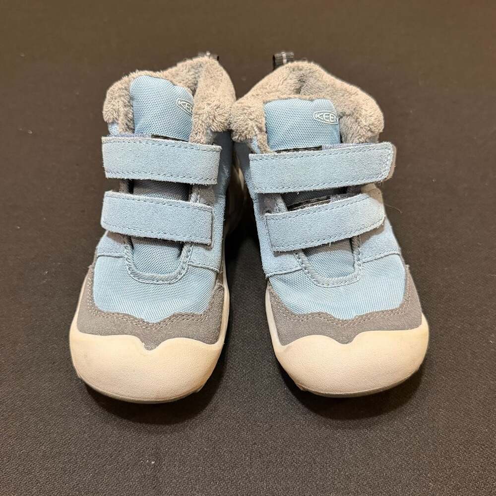 Keen Knotch Chukka Winter Snow Hiking Boots Lt Blue Toddler sz 11